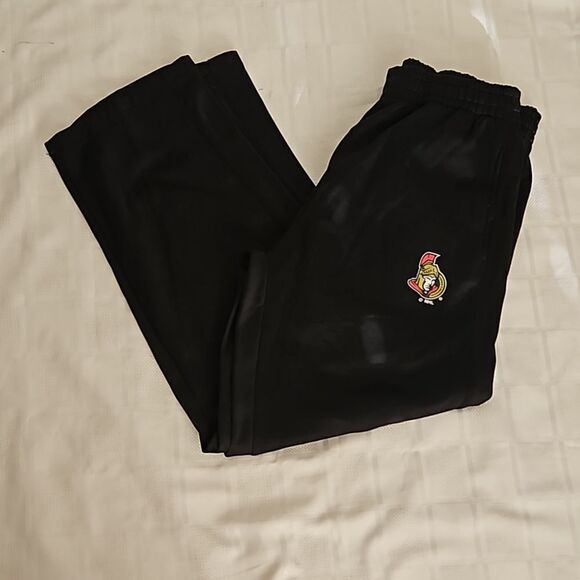NHL Men's Hockey Ottawa Senators Logo Sweatpants Small Black - Picture 12 of 16